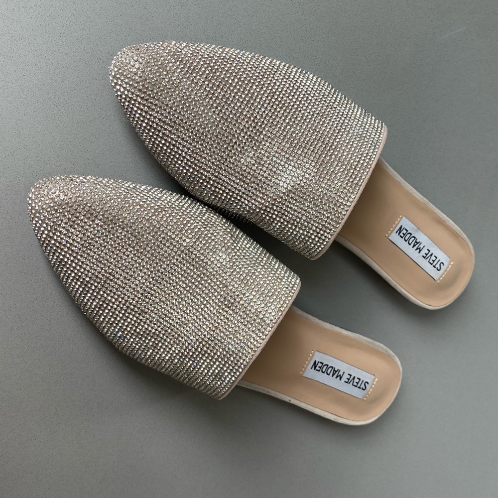 Steve Madden Rhinestone Mules